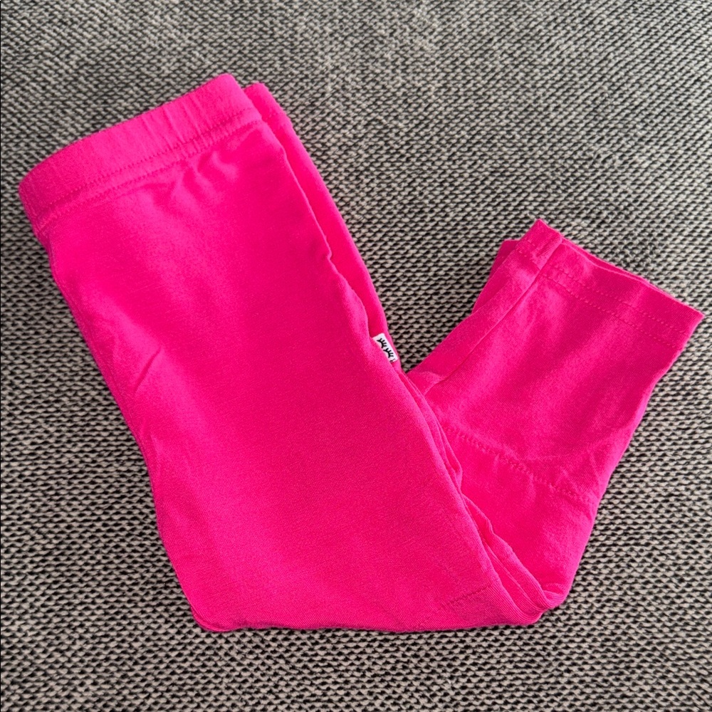 Little Sleepies Leggings {Pink Punch}